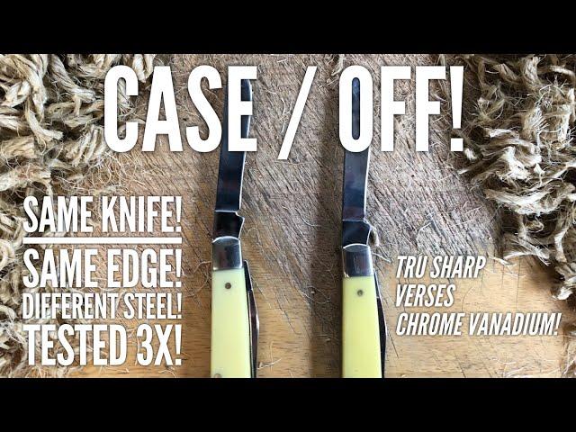 CASE OFF - Chrome Vanadium versus Tru Sharp - I was suprised