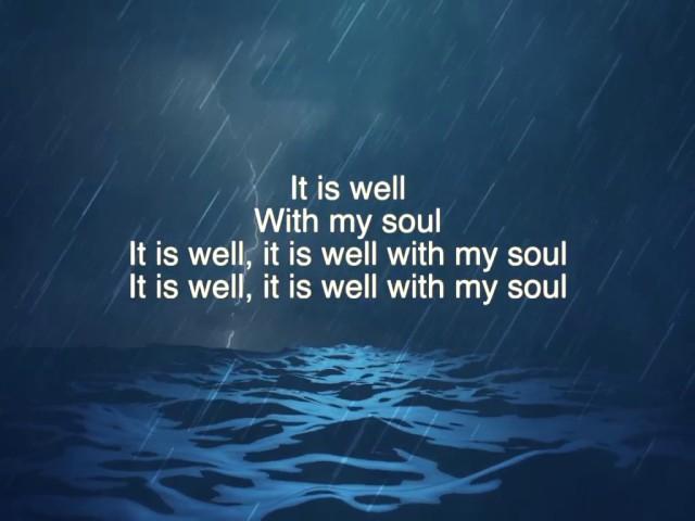 It Is Well With My Soul ~ Chris Rice ~ lyric video