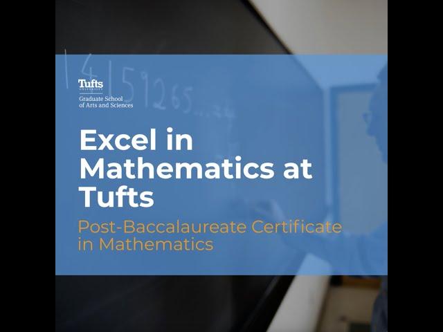 Excel in Mathematics at Tufts