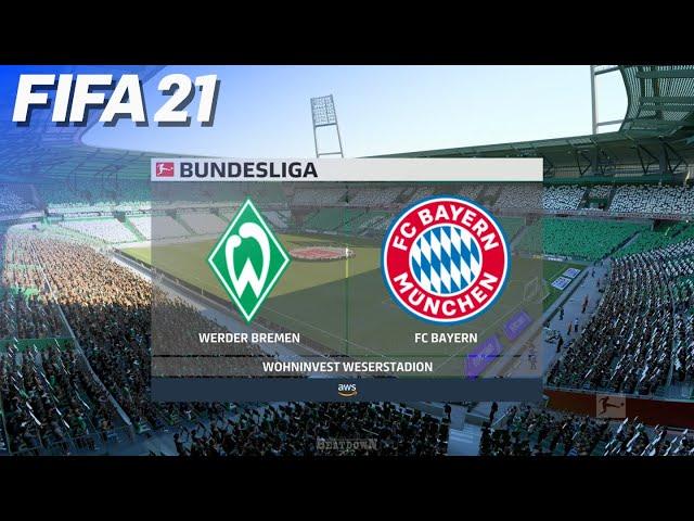 FIFA 21 - Werder Bremen vs. FC Bayern München | Bundesliga | PS5