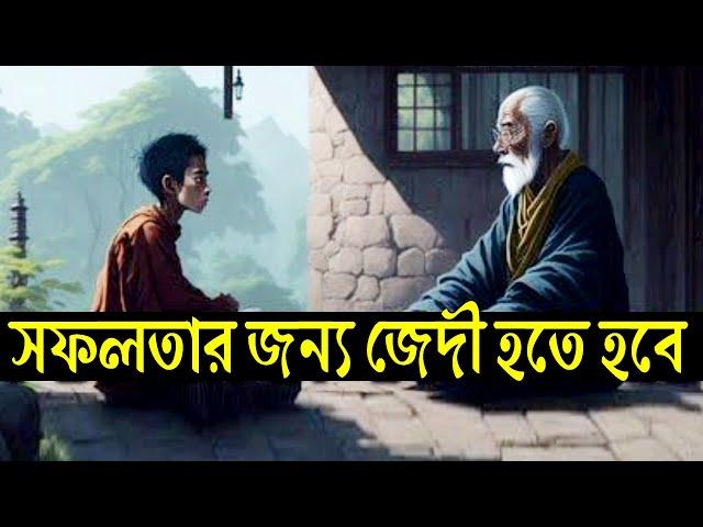 লক্ষ পূরণ করার জন্য জেদি হতে হবে ! How to Success in Life ! Powerful Motivational Monk Story