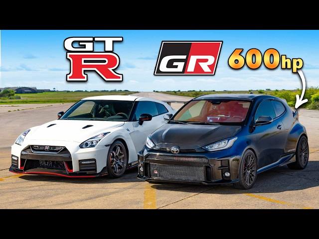 GR Yaris de 630 hp vs GT-R NISMO: ARRANCONES