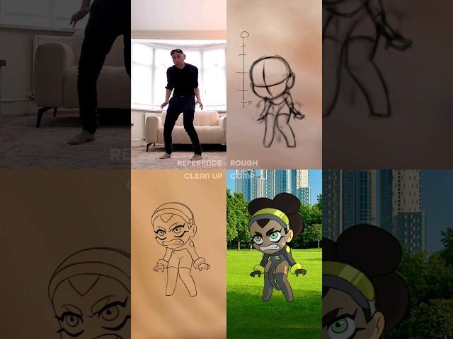Getting into character to animate my angry mecha pilot Seren  #anime #animation #animator #artist