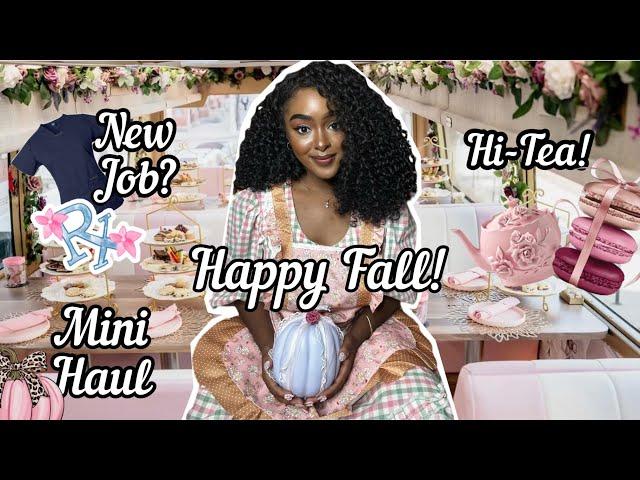 grwm GIRLY Fall: Hi-Tea 🫖 | RX Tech | Mini Haul 