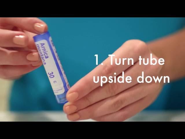 How to Open a Boiron Blue Tube