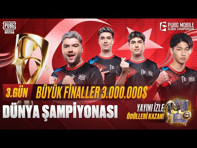 [TR] 2024 PMGC Büyük Finaller | 3. GÜN | PUBG MOBILE Global Championship