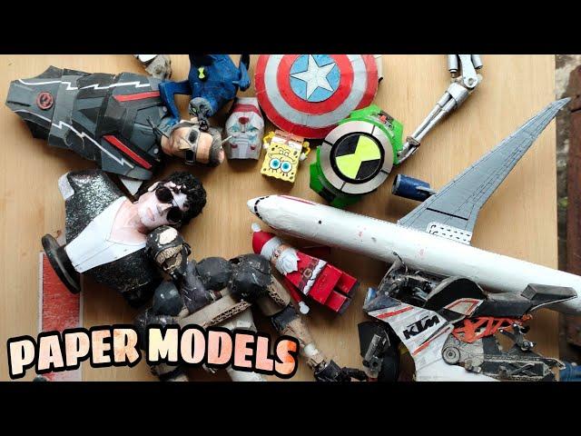 My old paper models review | paper models | toy |