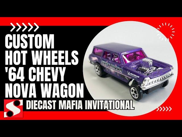 Custom Hot Wheels '64 Chevy Nova Wagon - Diecast Mafia Invitational #chevynova #diecastmafia