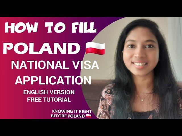 HOW TO FILL NATIONAL VISA APPLICATION (ENGLISH VERSION) #poland #workvisas #jobvisa #workpermit