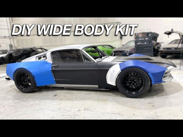 Building a DIY Wide Body Kit for my Mid Engine 67 Ford Mustang Fastback