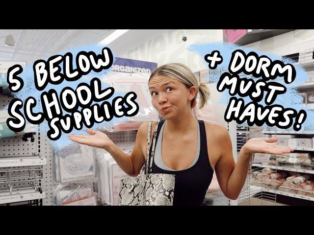 SCHOOL SUPPLY SHOPPING 2021: FIVE BELOW EDITION!