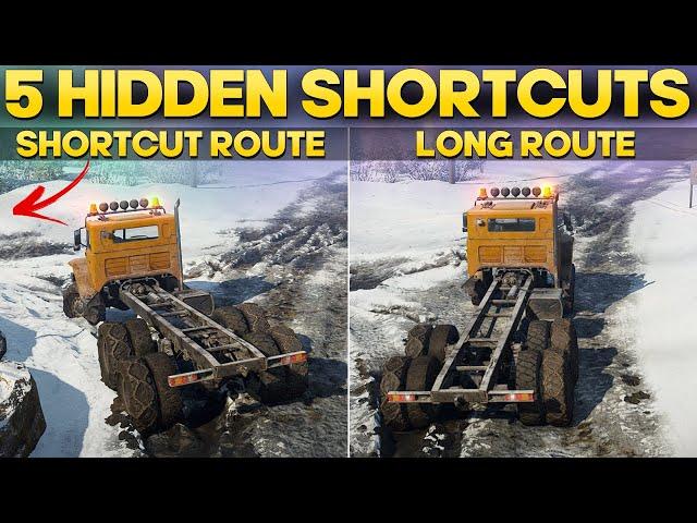 5 Hidden Shortcuts in New Update SnowRunner Imandra Map You Probably Don't Know