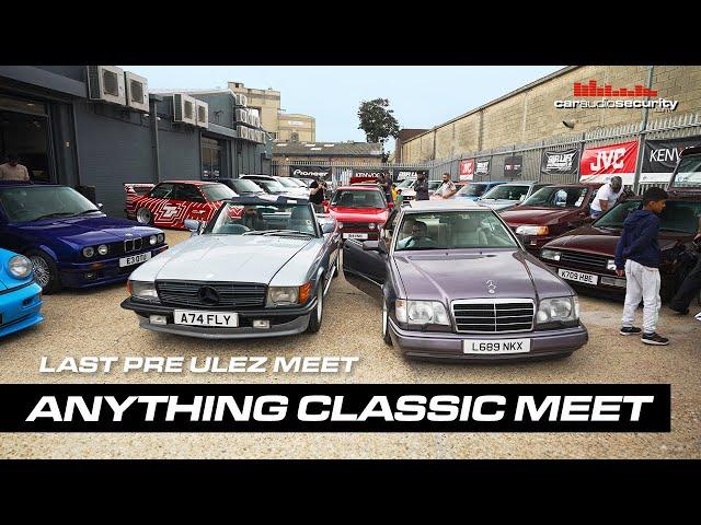 The LAST Classic Cars & Coffee Meet before ULEZ | Car Audio & Security