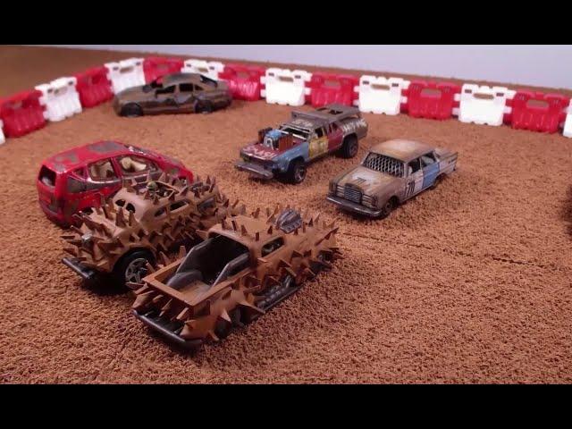 Gaslands Short: Derby Cars Vs Buzzards (stop motion, animation)