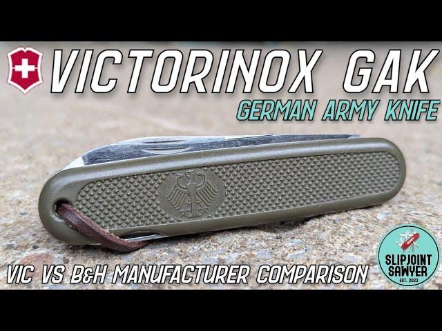 Victorinox GAK German Army Knife 0.8770.04 - Manufacturer Comparison Vic vs B&H