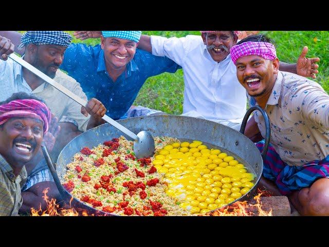 CHICKEN EGG FRIED RICE | Tasty Fried Rice Recipe Cooking In Village | Street Food Recipes