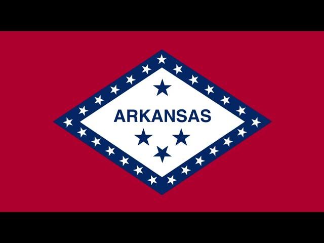 US state flags - flag animation