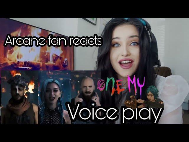 First time reacting to @Thevoiceplay  ENEMY / Imagine dragons / ARCANE