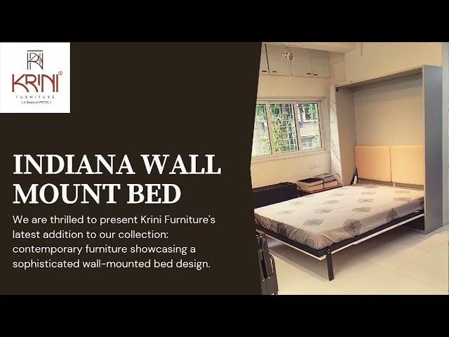 Step into a realm of unparalleled luxury with our exquisite India Wall Mount Double Bed.