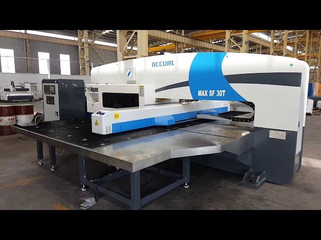 ACCURL CNC Servo Turret Punch Press  MAX-SF-30 ton with FANUC Series Oi-PO CNC Punching System