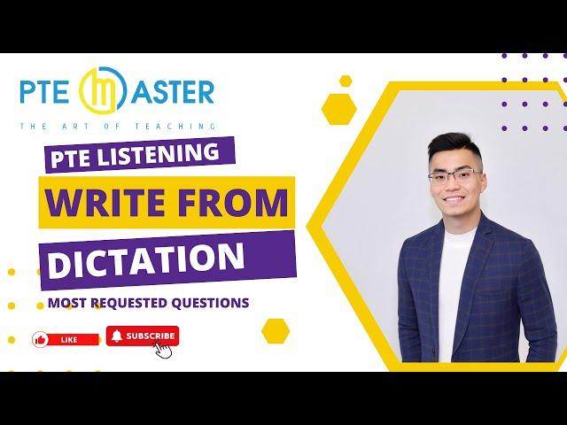 Most repeated PTE Listening Write from Dictation questions 20/04-27/04/24