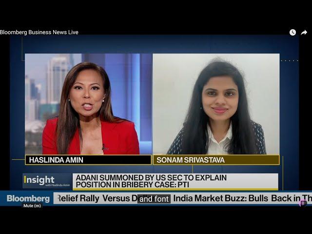 Wright Research CEO Sonam Srivastava on Bloomberg @markets TV - 25th Nov 2024