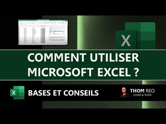 COMMENT utiliser MICROSOFT EXCEL ? - Formation complète Office 365