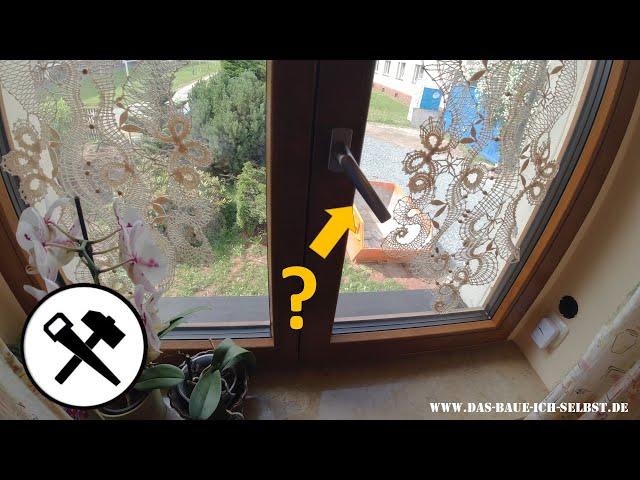  Fenster Griff - lässt sich nicht drehen / Fenster nicht schließen - Griff gesperrt - einstellen 