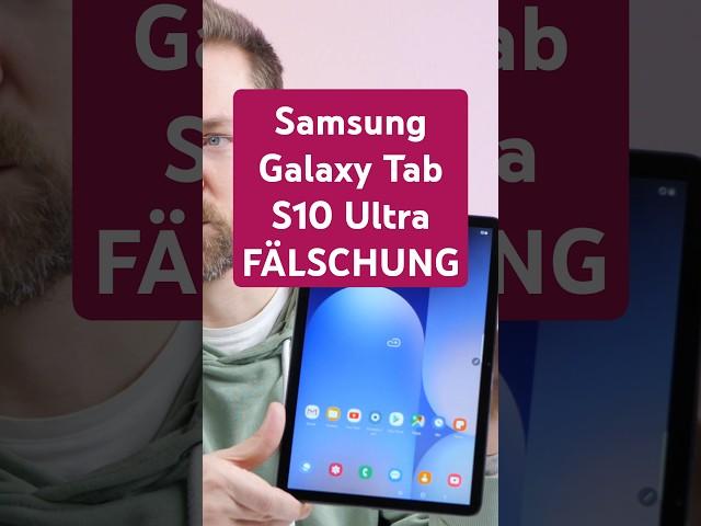 Achtung Fälschung: Samsung Galaxy Tab S10 Ultra Fake  /moschuss.de #samsung #samsunggalaxy #android