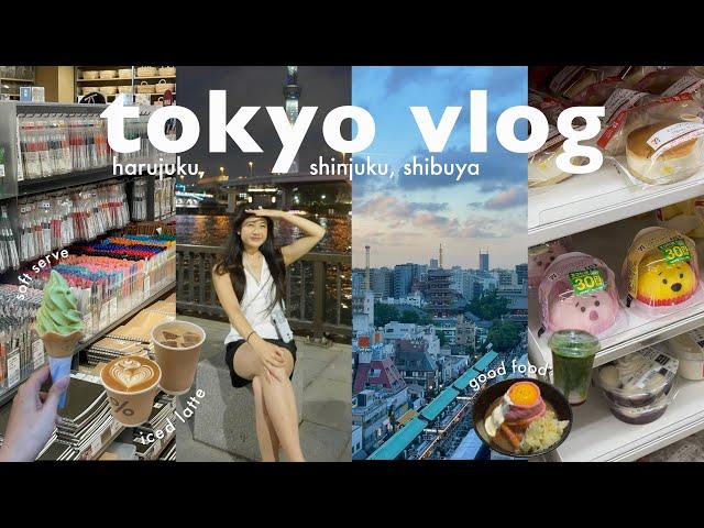 JAPAN VLOG ˖°౨ৎ exploring tokyo, what i eat, teamLabs, shopping in harujuku & shibuya, konbini