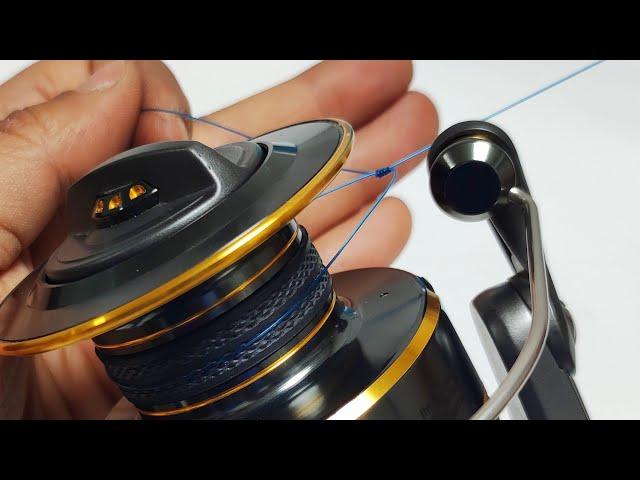 Best Way To Tie Fishing Line To Any Reel - 100% reliable
