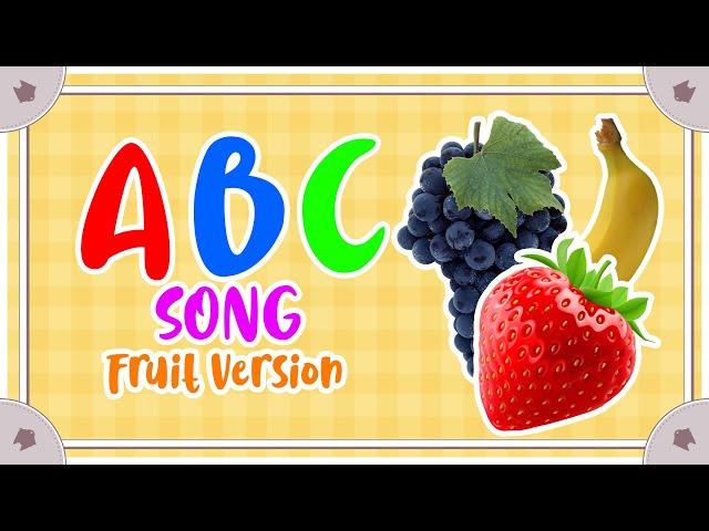  ABC Song Nursery Rhymes | Learn the Alphabet with Delicious Fruits! 