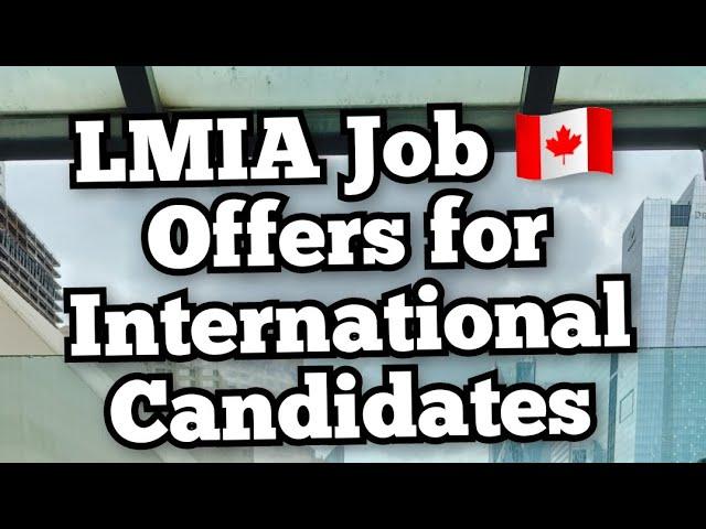 How to find an LMIA Supported Job offer ! 