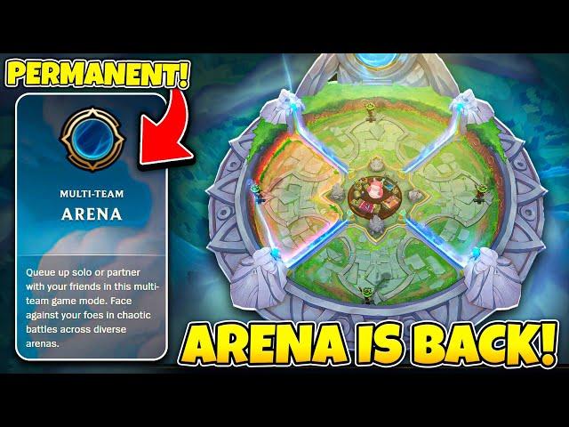 RIOT FINALLY LISTENED! ARENA IS OFFICIALLY A PERMANENT GAME MODE!