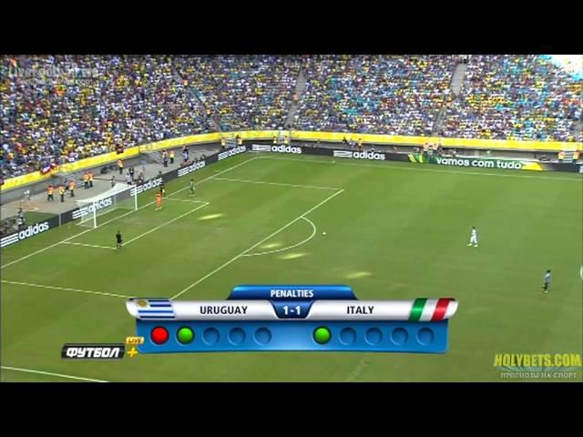 Penalty Italy 3x2 Uruguay Amazing Gianluigi Buffon (FIFA Confederations Cup 06.30.13)