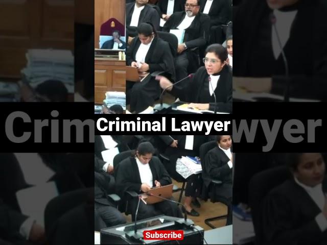 Criminal Lawyer in Supreme Court #advocate #lawstudent #legal #shorts