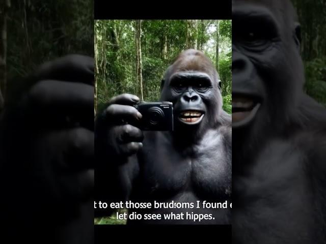  #ai #gorilla #animals #viralvideo #monkey #vlog #funny #wildlife