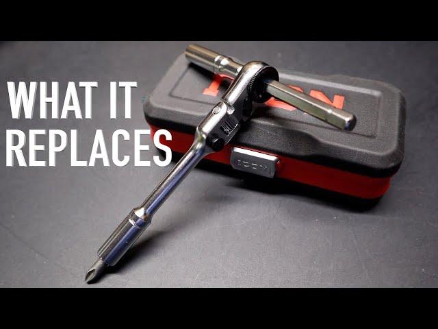 ICON Flex Head Ratchet & bit set - What tools can it replace?