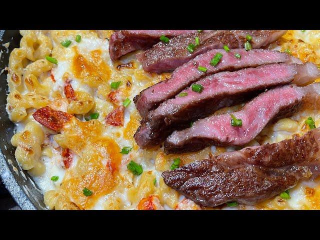 $400 Kobe Beef And Lobster Mac n Cheese ( Surf and Turf )