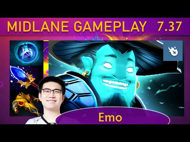  7.37 Emo Storm Spirit |KDA - 28 KP - 92%| New patch Mid Gameplay - Dota 2 Top MMR