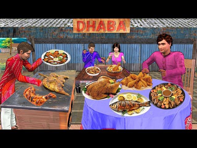 Non Veg Platter Eating Challenge Unlimited Non Veg Platter Street Food Hindi Kahani Moral Stories