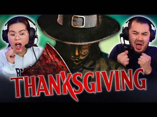 THANKSGIVING (2023) MOVIE REACTION! First Time Watching | Patrick Dempsey | Addison Rae