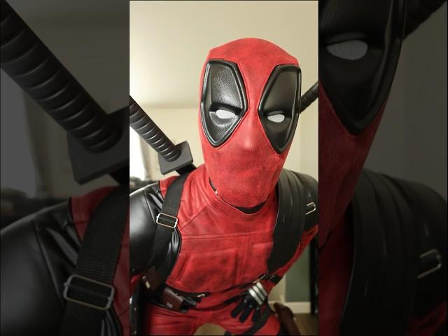 Amazing Deadpool cosplay! #deadpool #unboxing #marvel #cosplayers #shorts