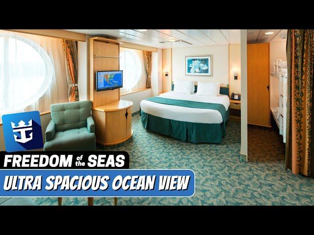 Freedom of the Seas | Ultra Spacious Ocean View | Full Walkthrough Tour & Review | 4K | 2024