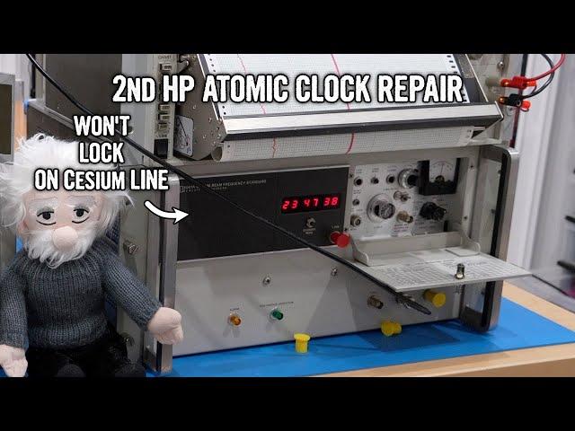 Another HP 5061A atomic clock comes in for repair, and it's very broken