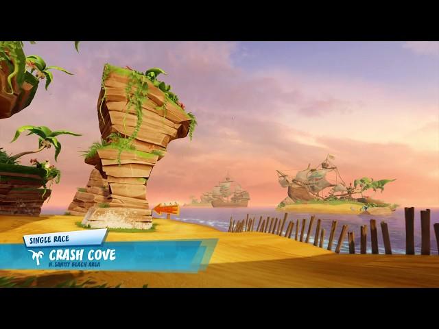 Crash™ Team Racing Nitro-Fueled - My 1st gameplay on  Crash Cove (Hard)