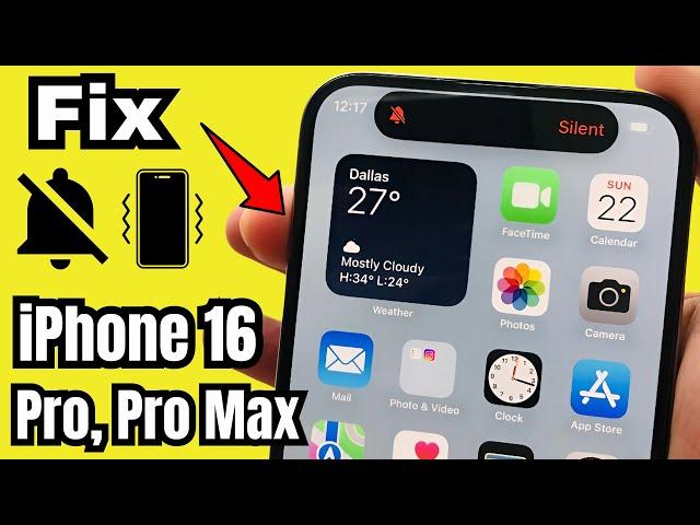 How to Fix Silent/Action Button Not Working on iPhone 16 Pro, 16 Pro Max