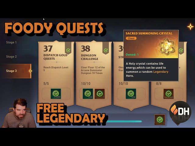 Free Legendary: Foody Guide! || Awaken: Chaos Era