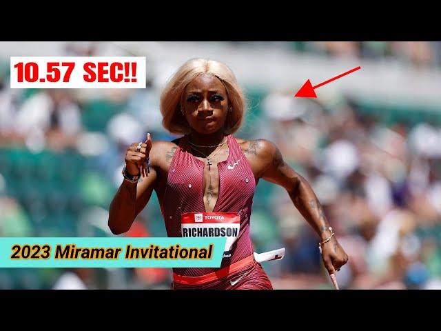 Sha'Carri Richardson 100m SHOCKS the World!! || Miramar Invitational 2023