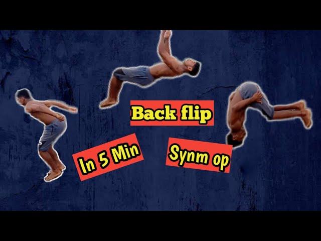How to do Back flip Step by Step./Synm op)